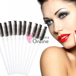 Periute Mascara pentru extensii gene false MPG08, 10 bucati Negru cu Alb
